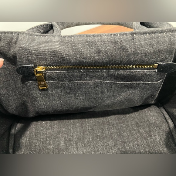 Prada Canapa Denim Tote Bag - Picture 8 of 16